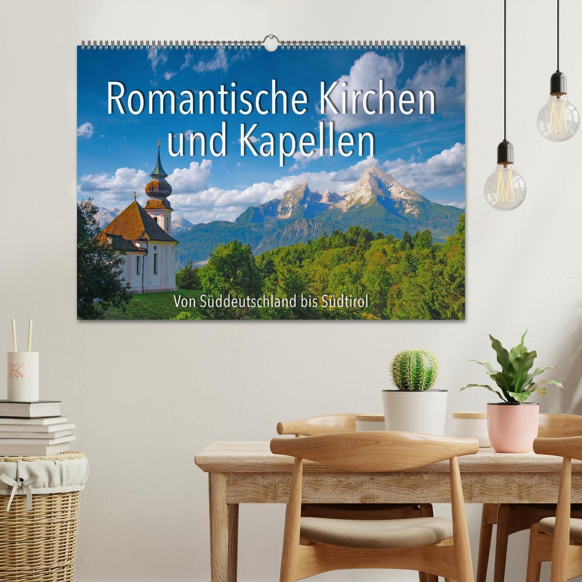 Bild: 9783435464968 | Romantische Kirchen und Kapellen (Wandkalender 2025 DIN A2 quer),...