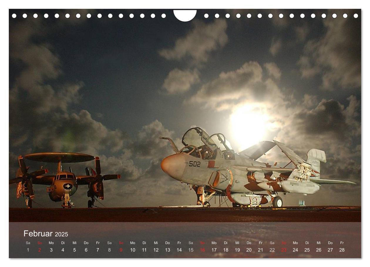 Bild: 9783435619085 | Luftwaffe. Kampfflugzeuge der USA (Wandkalender 2025 DIN A4 quer),...