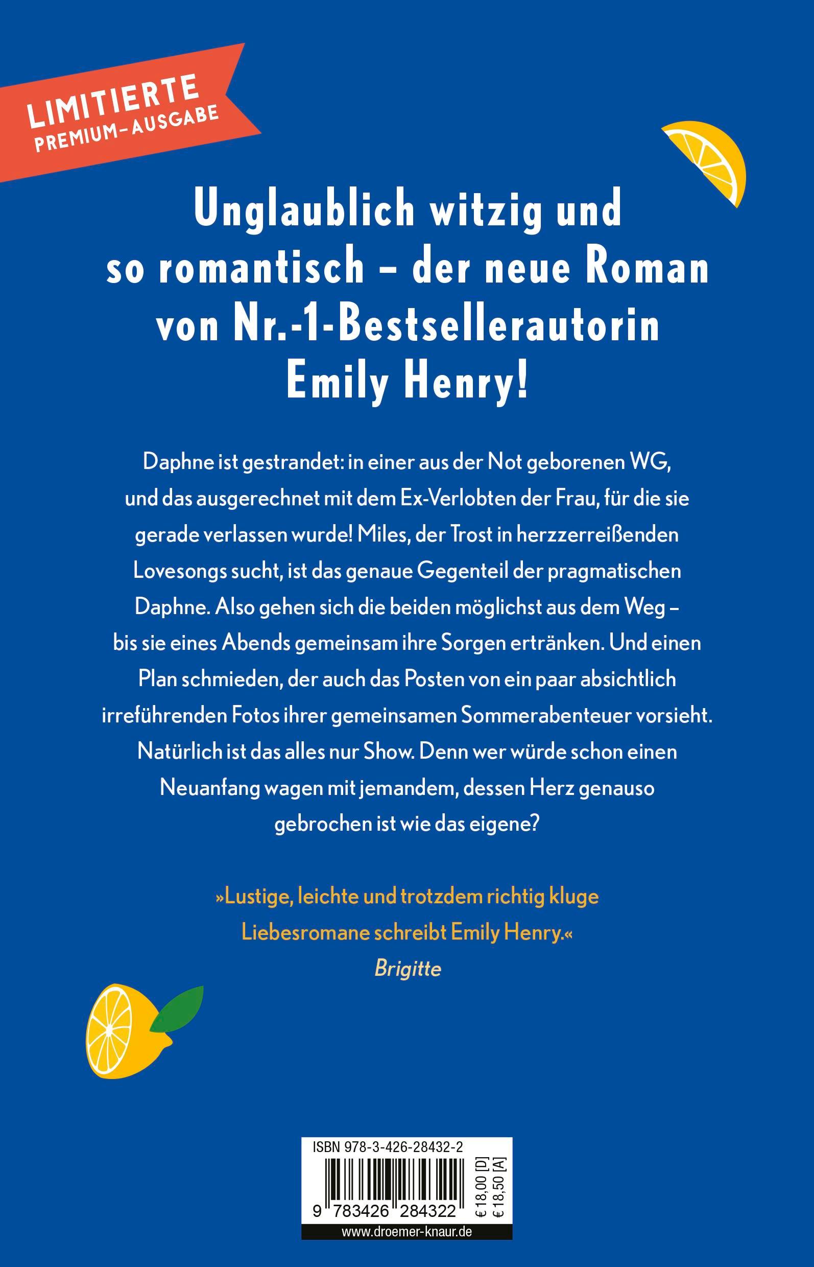 Rückseite: 9783426284322 | Funny Story | Roman Als limitierte Auflage mit Farbschnitt erhältlich