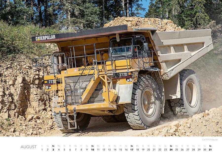 Bild: 9783966648073 | Baumaschinen Kalender 2025 | Thomas Wilk | Kalender | 14 S. | Deutsch