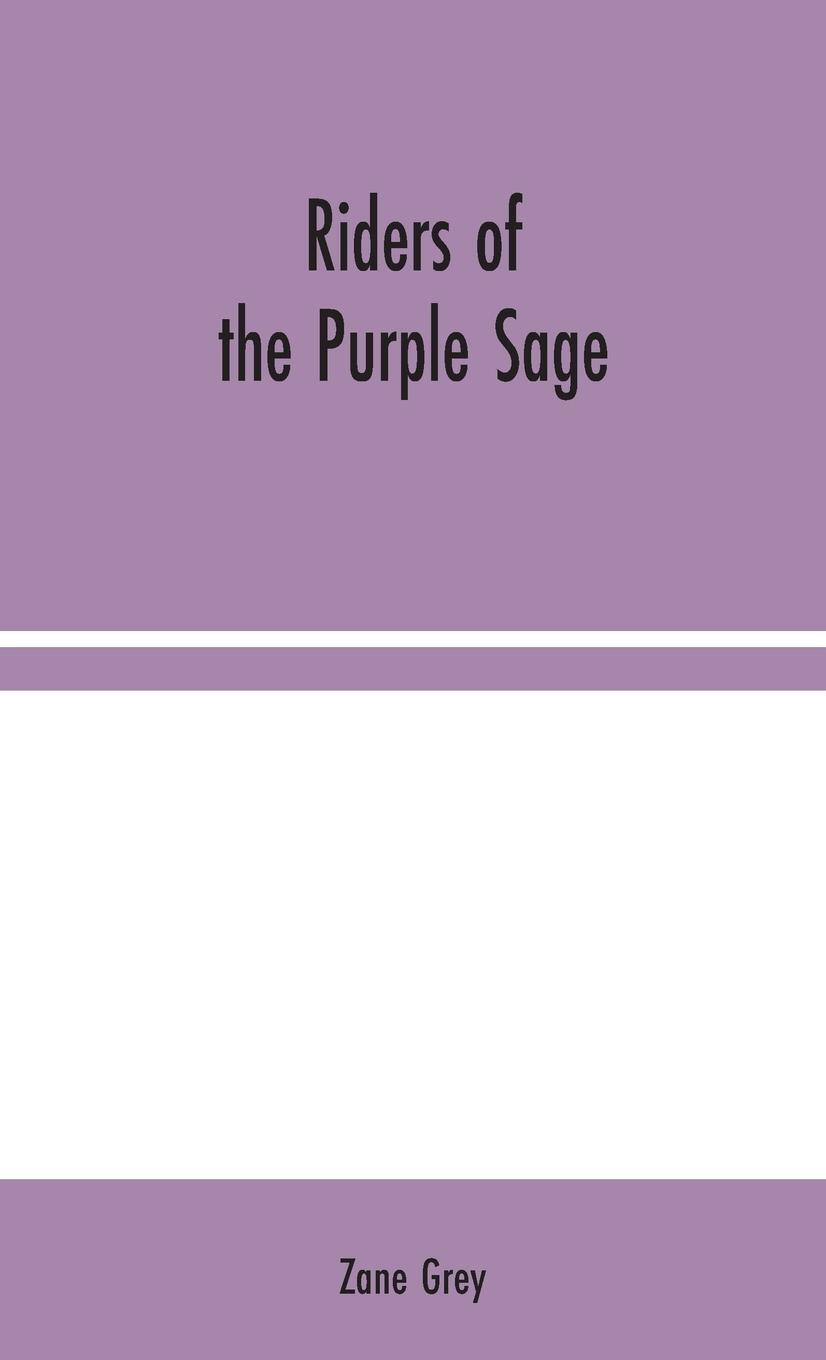 Cover: 9789354044366 | Riders of the Purple Sage | Zane Grey | Buch | Englisch | 2020