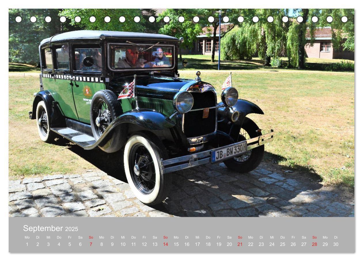 Bild: 9783435128341 | OLDTIMER-Event (Tischkalender 2025 DIN A5 quer), CALVENDO...