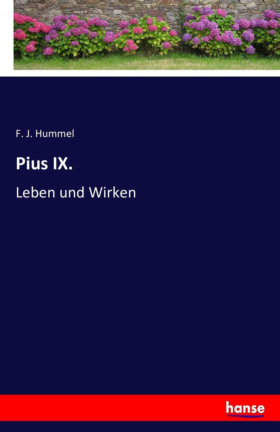 Cover: 9783742898821 | Pius IX. | Leben und Wirken | F. J. Hummel | Taschenbuch | Paperback