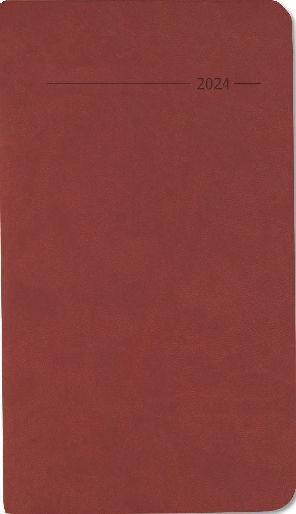 Cover: 4251732338022 | Taschenkalender Tucson rot 2024 - Büro-Kalender 9x15,6 cm - 1 Woche...