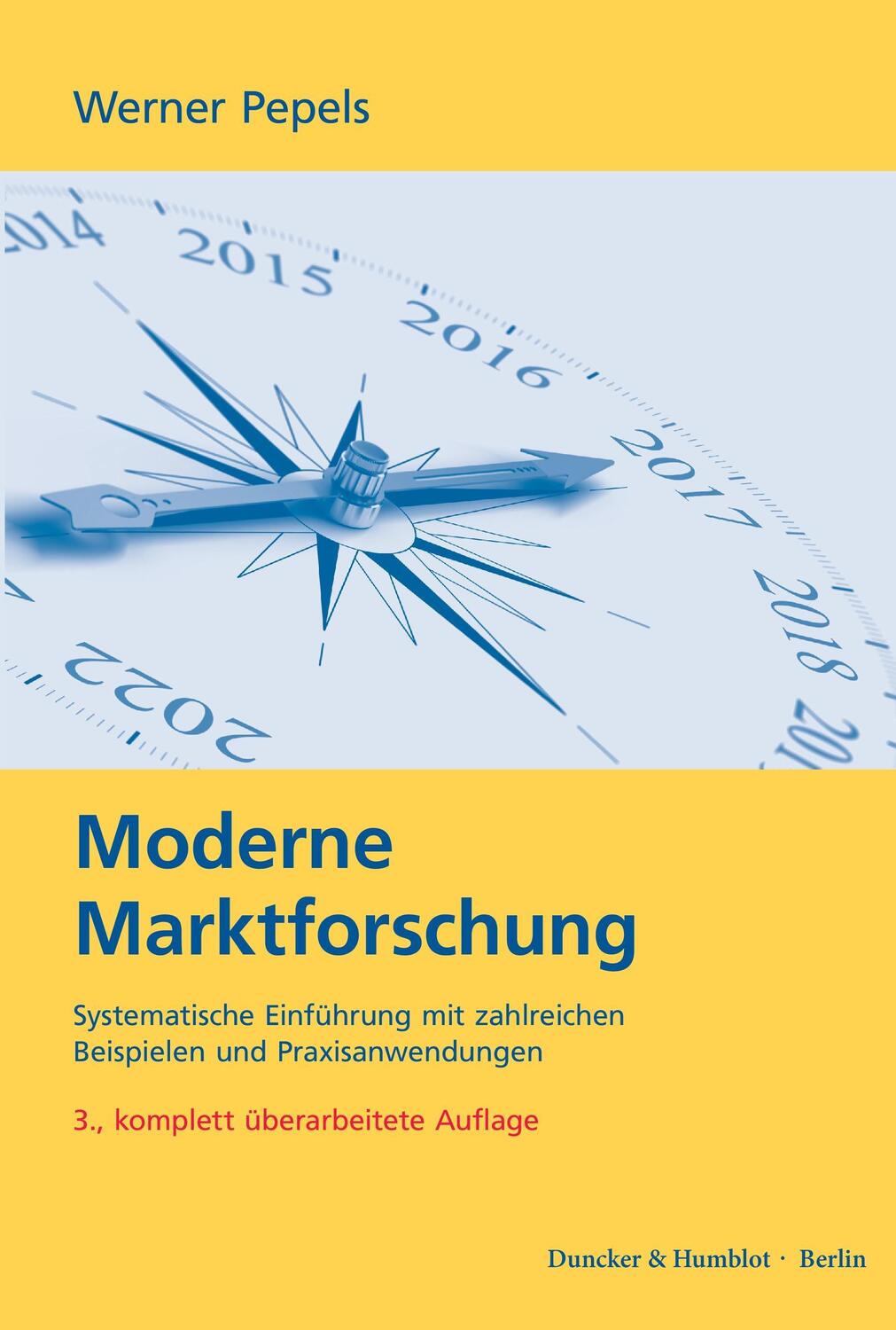 Cover: 9783428141951 | Moderne Marktforschung | Werner Pepels | Taschenbuch | Paperback