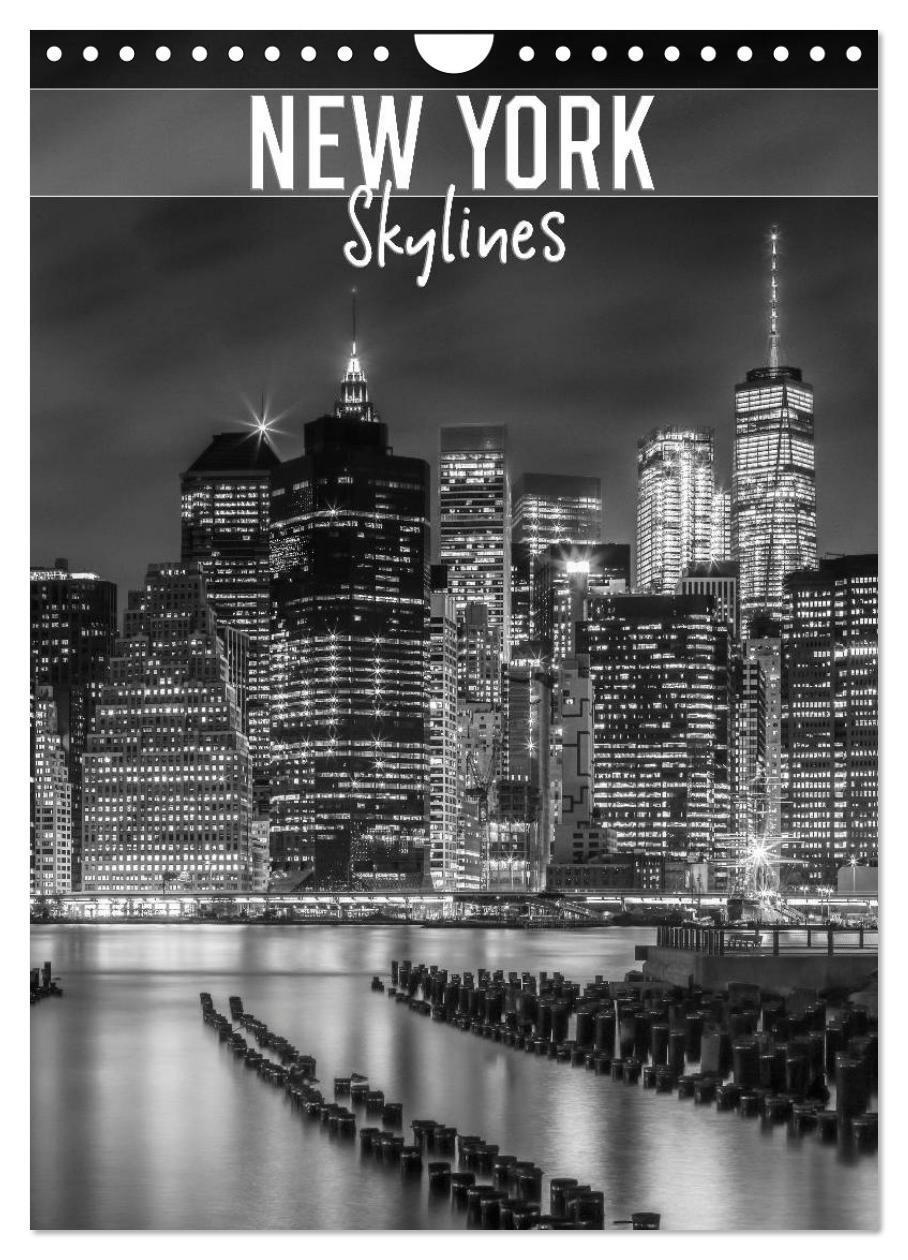 Cover: 9783457086483 | NEW YORK Skylines (Wandkalender 2025 DIN A4 hoch), CALVENDO...