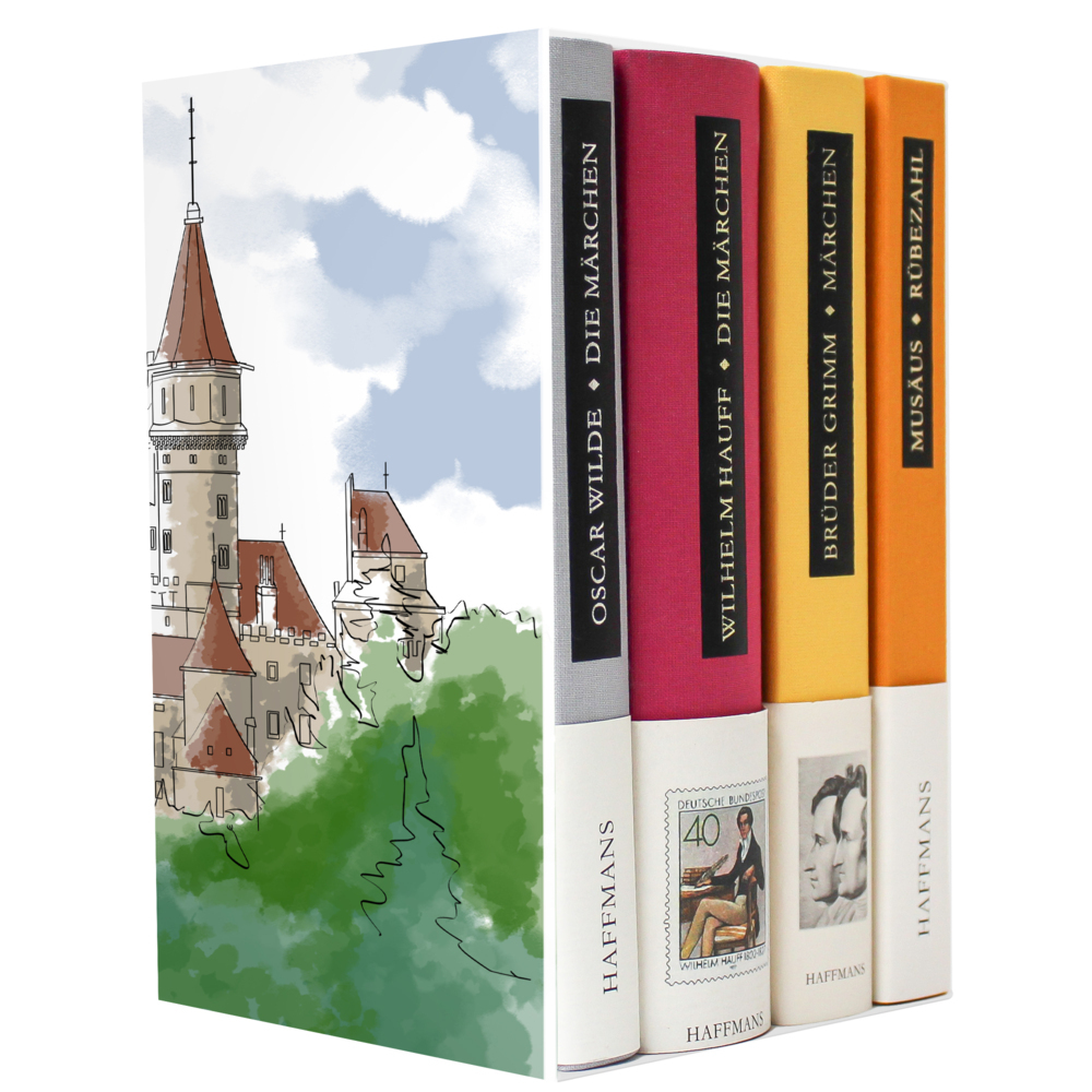 Cover: 9783963181528 | Haffmans' Hausmärchen, 4 Teile | 4 Bände im Schuber | Musäus (u. a.)