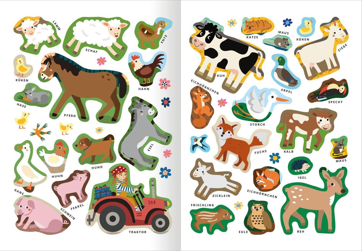 Bild: 9783845851792 | Mein erstes Sticker-Bilderlexikon - Tiere | Über 150 Sticker | Buch