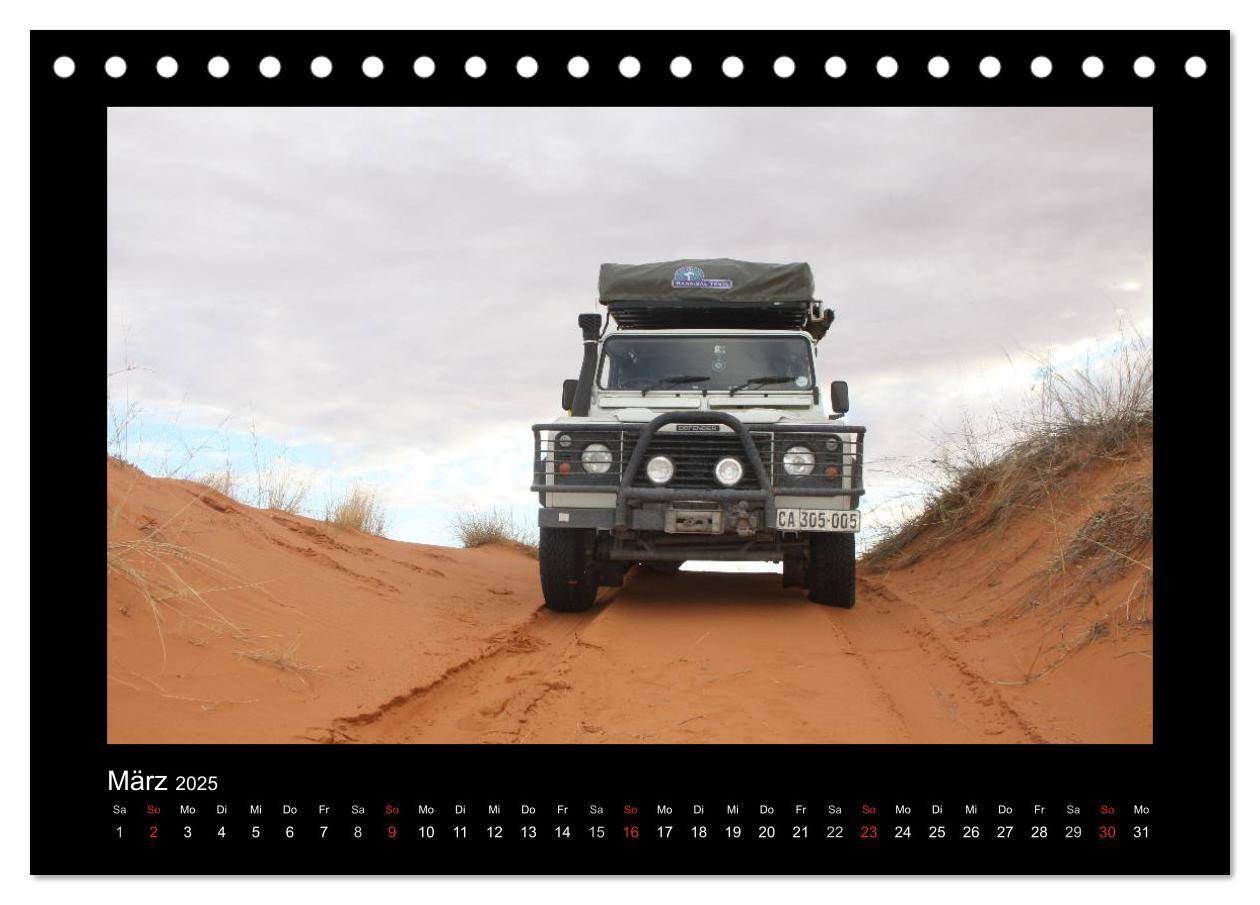 Bild: 9783435752652 | Land Rover Defender - Unterwegs in Afrika (Tischkalender 2025 DIN...