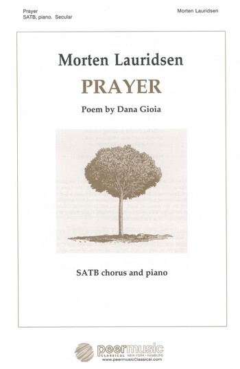 Cover: 9990051921762 | Prayer | mixed chorus (SATB) and piano | Morten Lauridsen | 2013