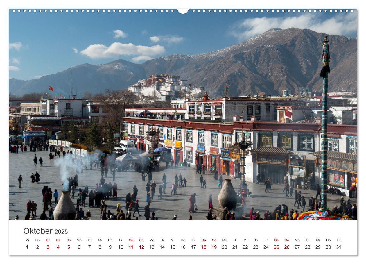 Bild: 9783383826184 | Tibet - Kloster und Landschaft (Wandkalender 2025 DIN A2 quer),...