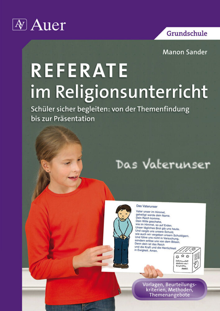 Cover: 9783403073482 | Referate im Religionsunterricht | Manon Sander | Broschüre | 2014
