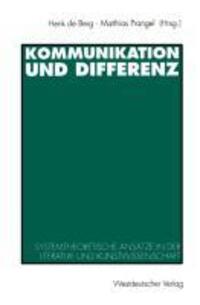 Cover: 9783531124117 | Kommunikation und Differenz | Matthias Prangel (u. a.) | Taschenbuch