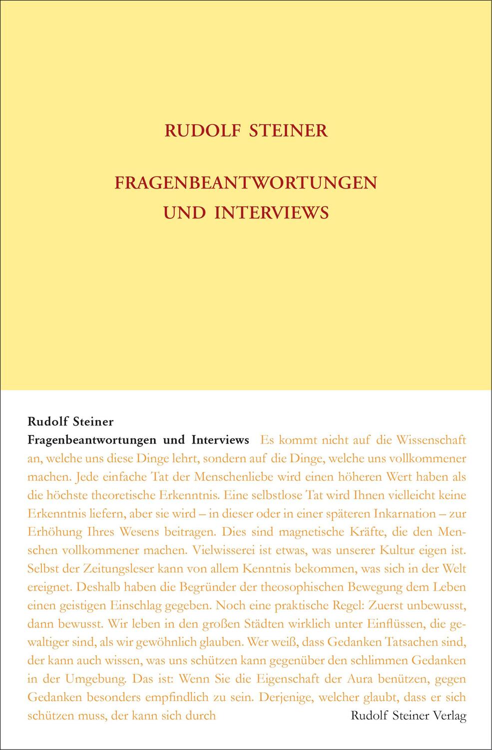 Cover: 9783727424403 | Fragenbeantwortungen und Interviews | Rudolf Steiner | Buch | Deutsch