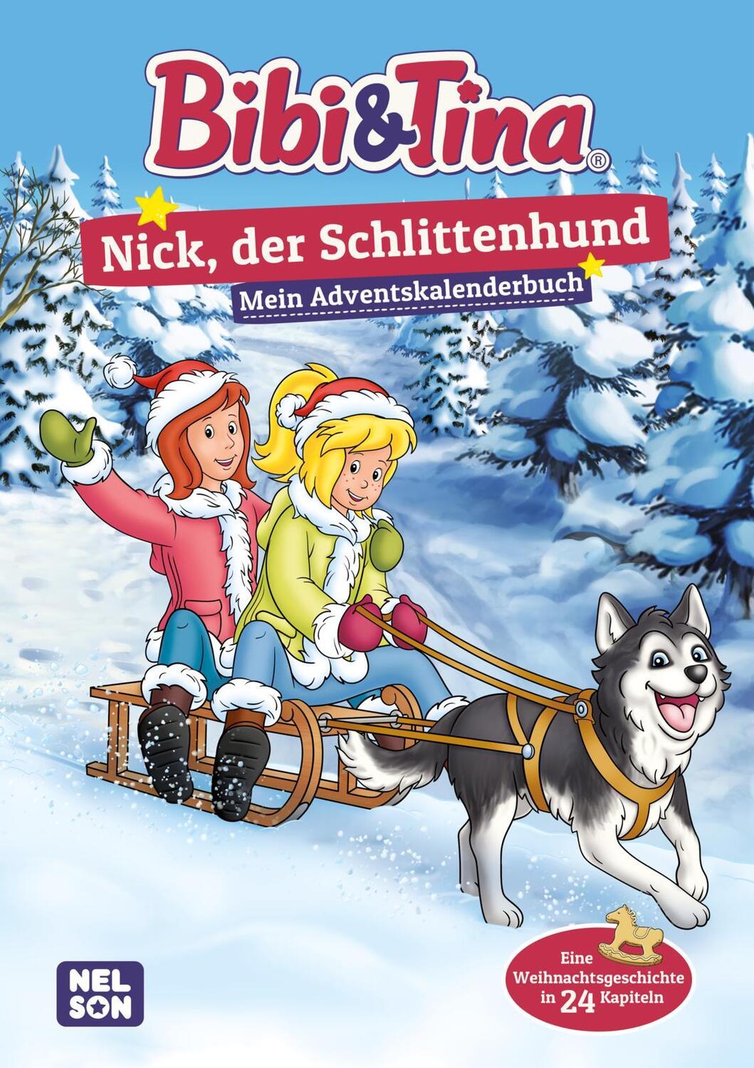 Cover: 9783845126562 | Bibi &amp; Tina: Nick, der Schlittenhund: Mein Adventskalenderbuch | Buch