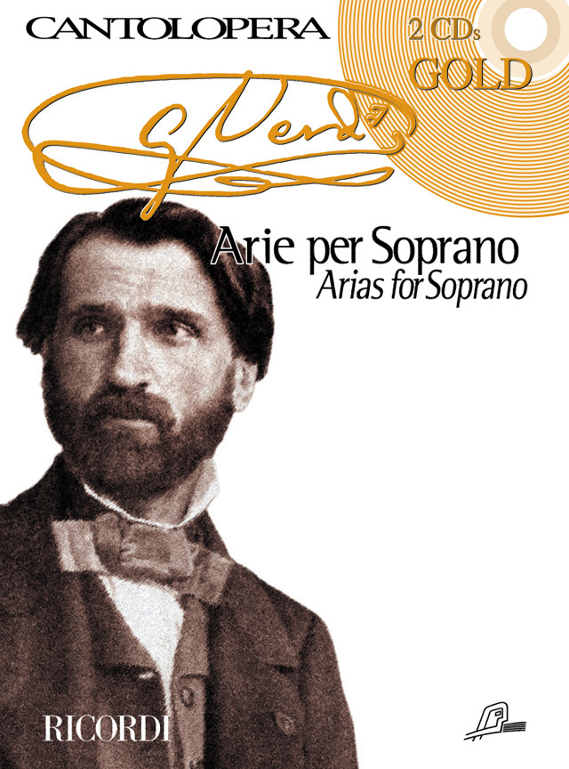Cover: 9790041403434 | Cantolopera: Verdi Arie Per Soprano - Gold | Giuseppe Verdi | 2010