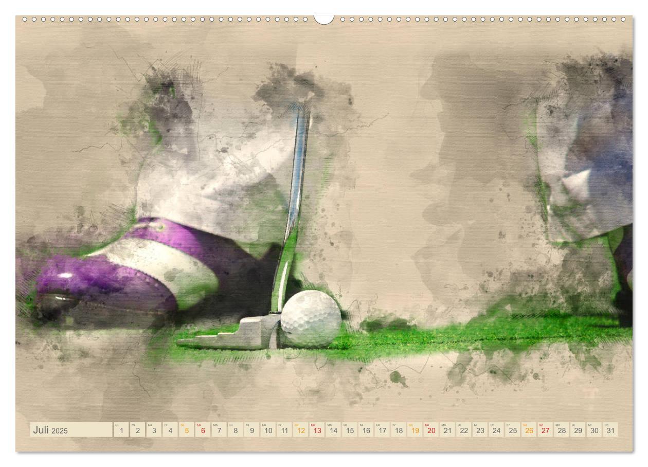 Bild: 9783435419944 | Ich liebe Golf (Wandkalender 2025 DIN A2 quer), CALVENDO...