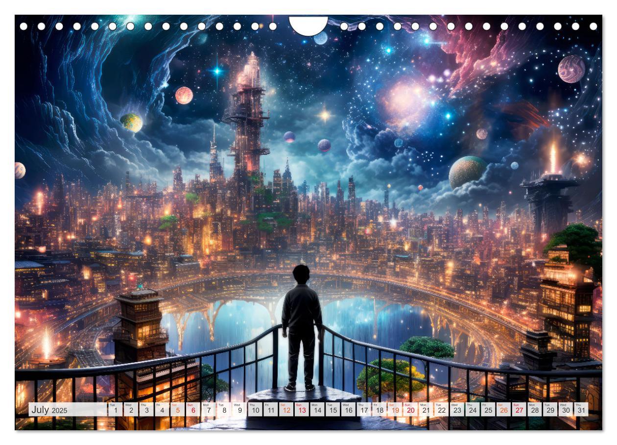 Bild: 9781325999927 | SCIENCE FICTION Life on distant planets (Wall Calendar 2025 DIN A4...