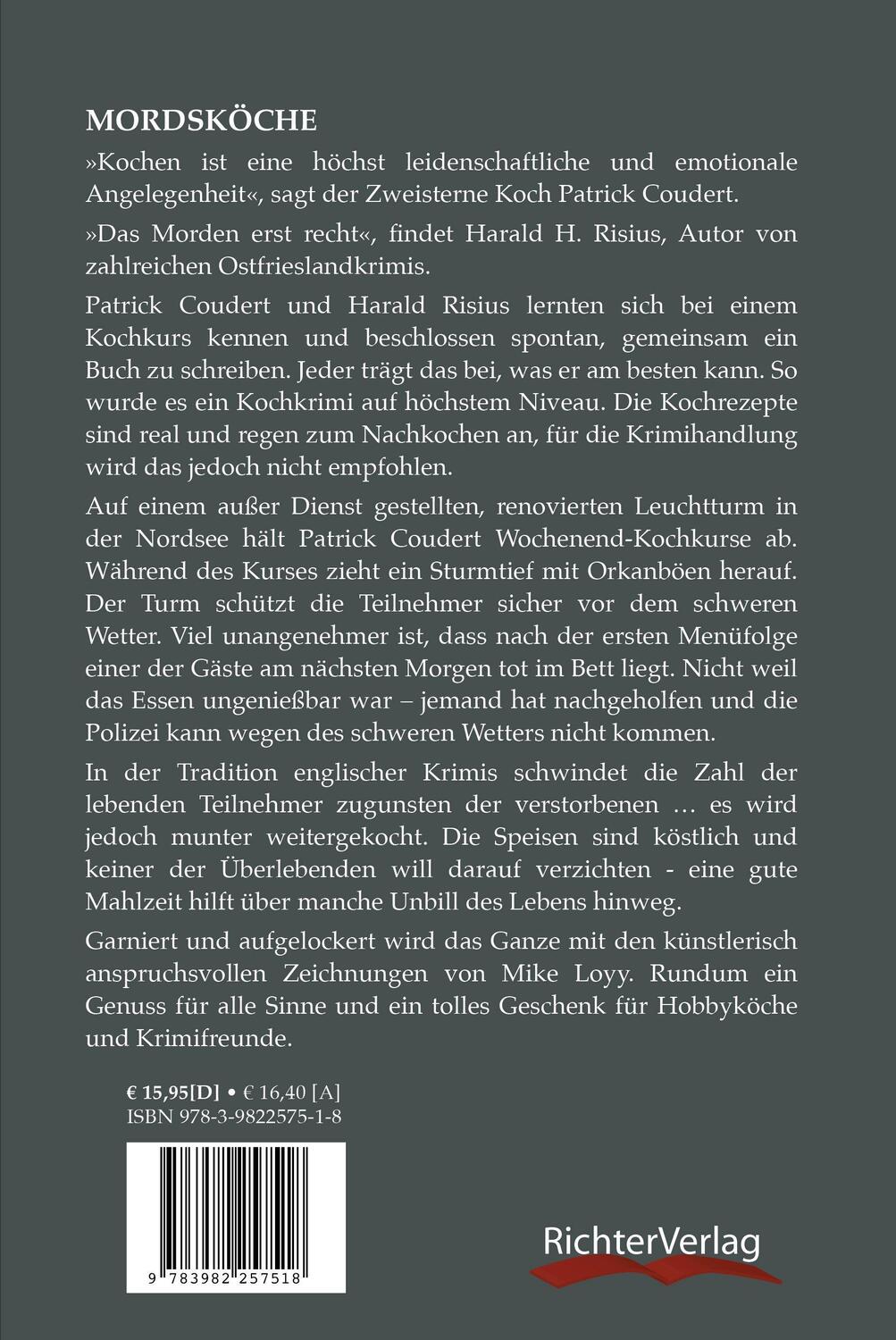 Bild: 9783982257518 | Mordsköche | Harald H. Risius (u. a.) | Taschenbuch | Deutsch | 2022