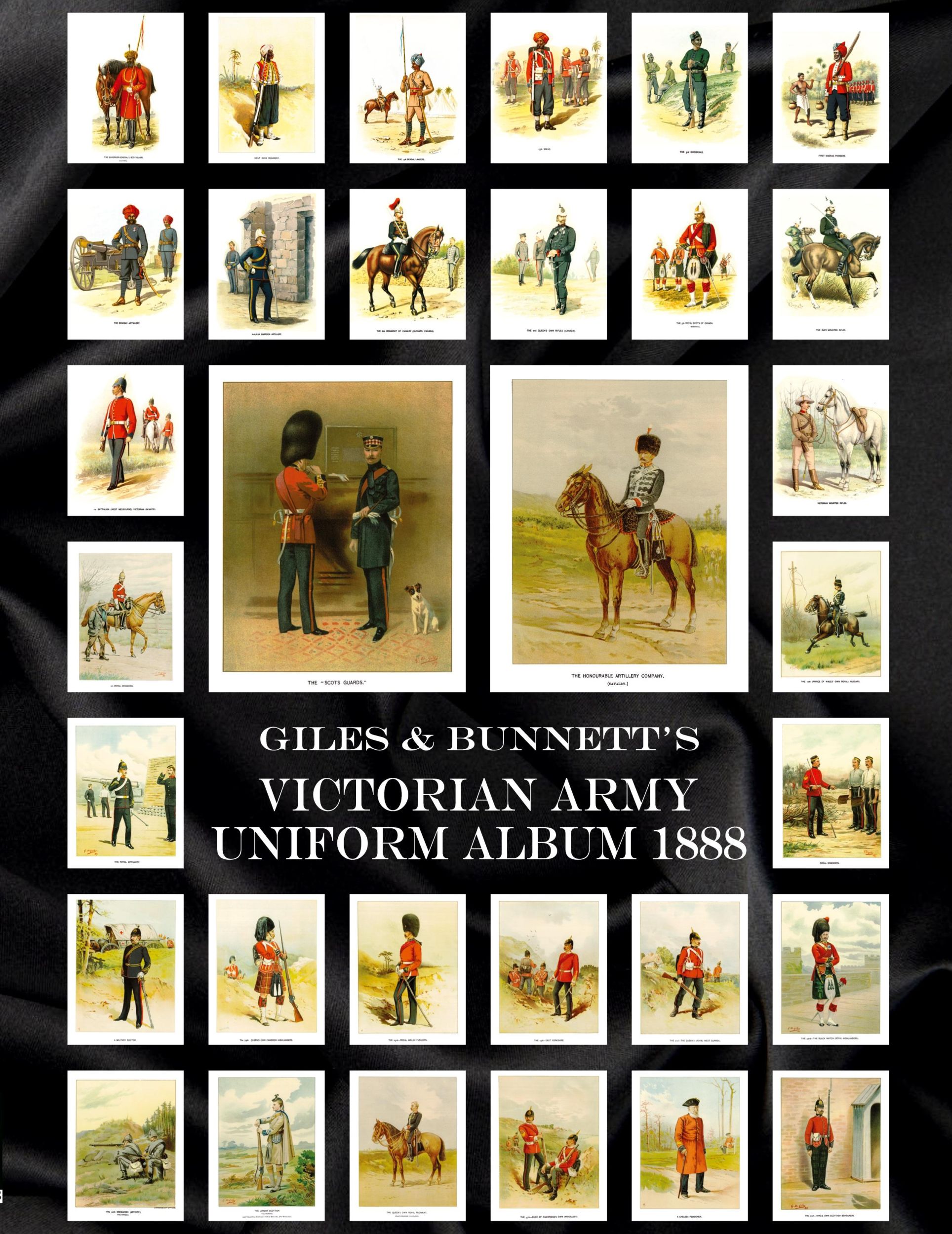 Cover: 9781474536356 | GILES &amp; BUNNETT'S VICTORIAN ARMY UNIFORM ALBUM 1888 | Walter Richards