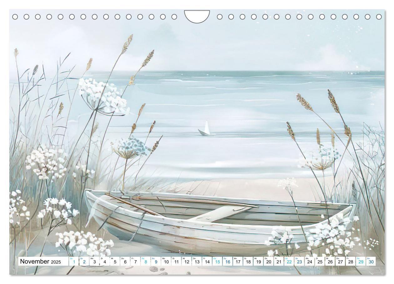 Bild: 9783457170335 | Strandträume in Aquarell (Wandkalender 2025 DIN A4 quer), CALVENDO...