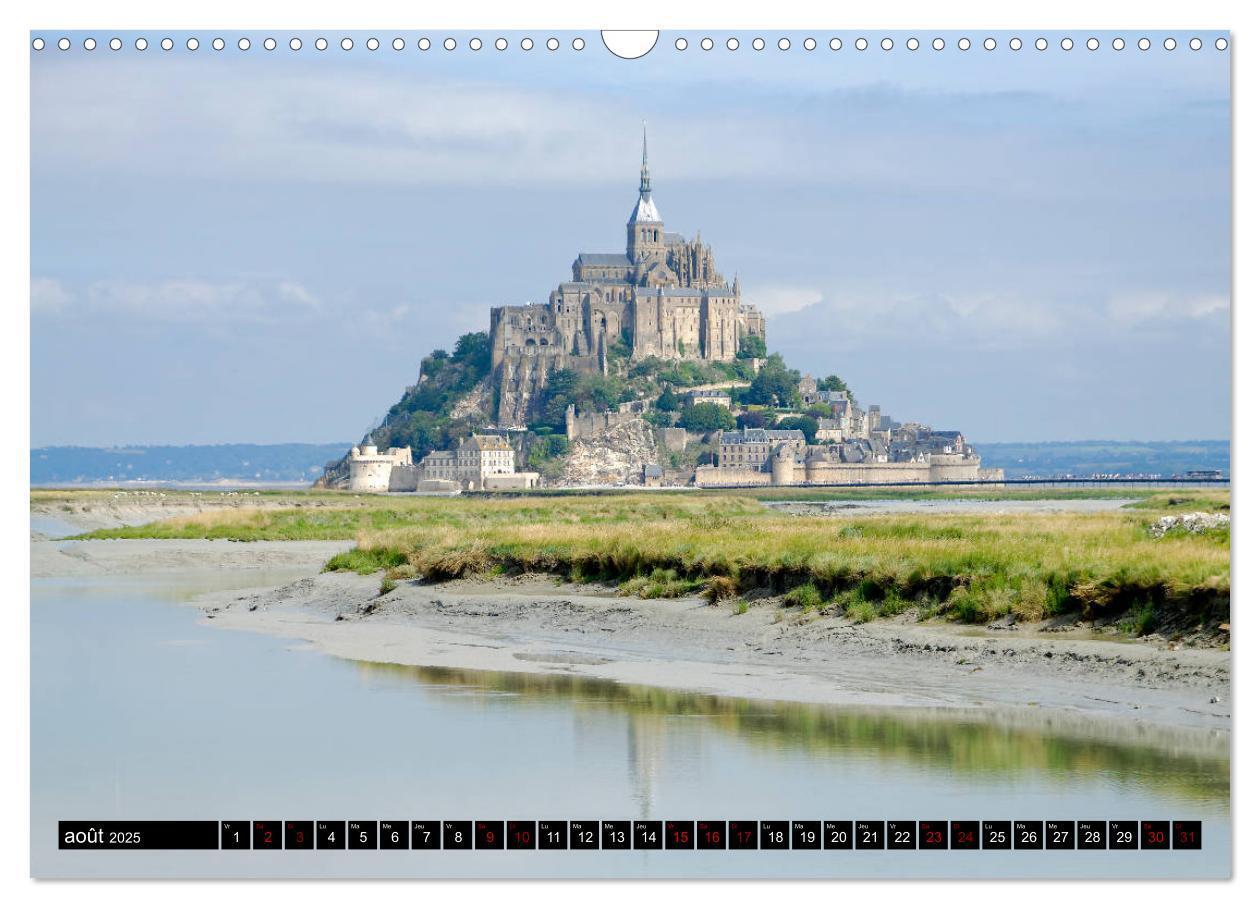 Bild: 9781325948918 | Mont Saint-Michel (Calendrier mural 2025 DIN A3 vertical), CALVENDO...