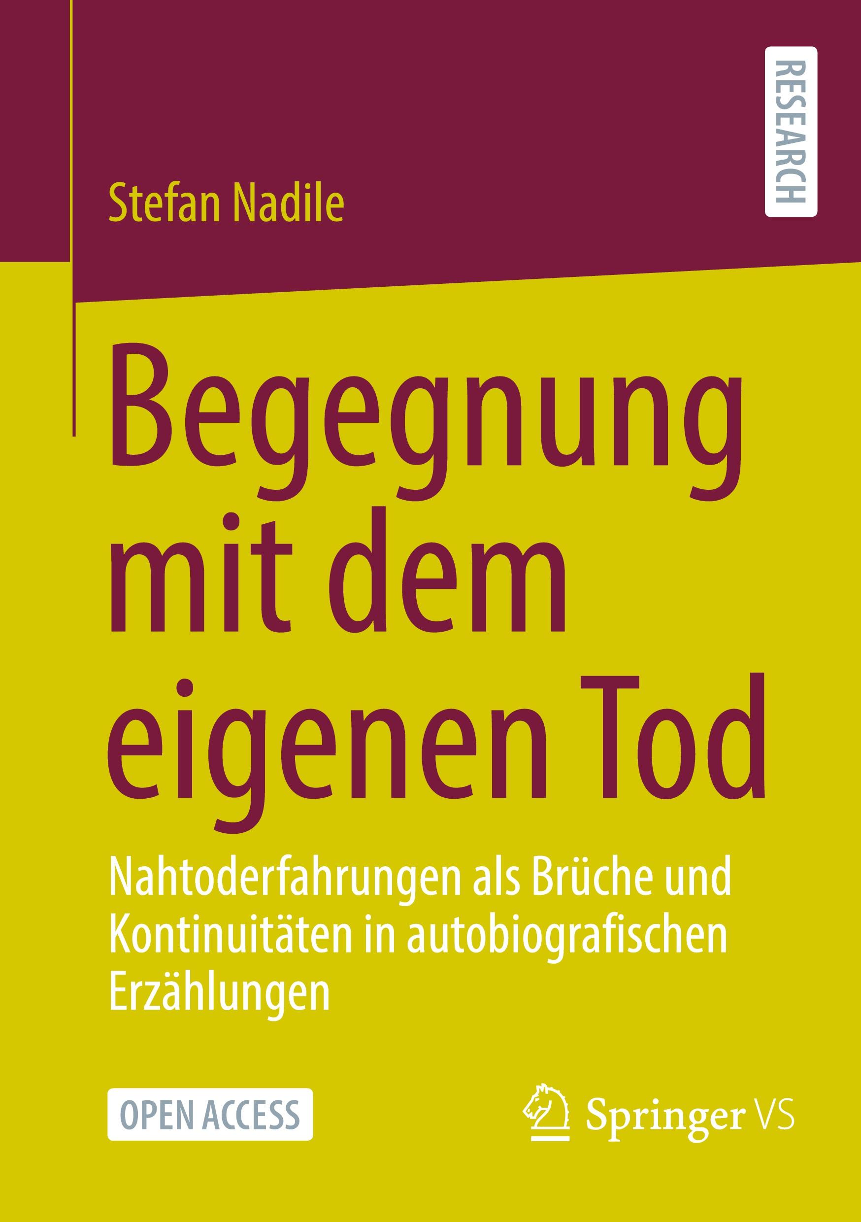 Cover: 9783658457259 | Begegnung mit dem eigenen Tod | Stefan Nadile | Taschenbuch | ix