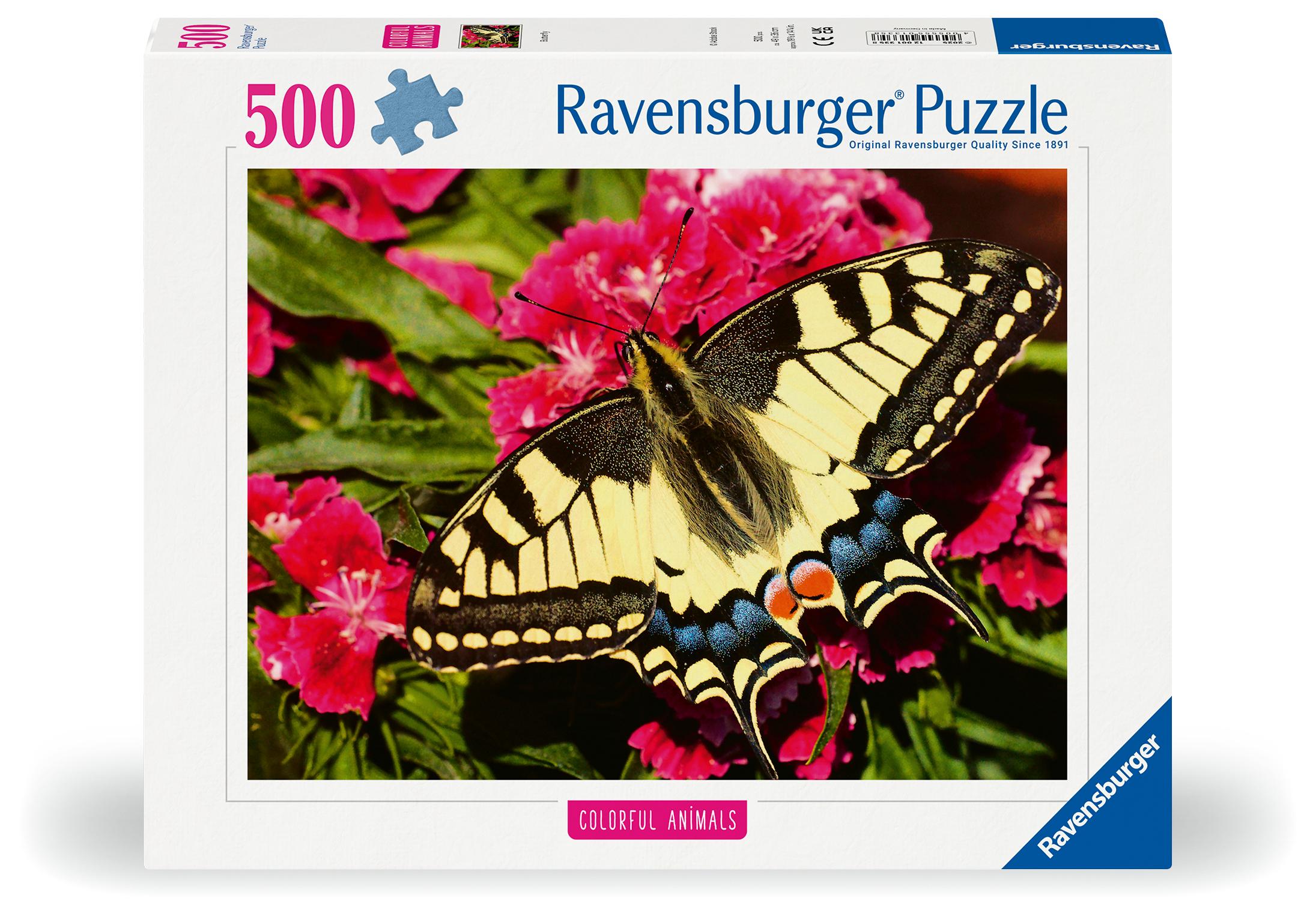 Cover: 4005555013358 | Ravensburger Puzzle 12001335, Colorful Animals - Schmetterling -...