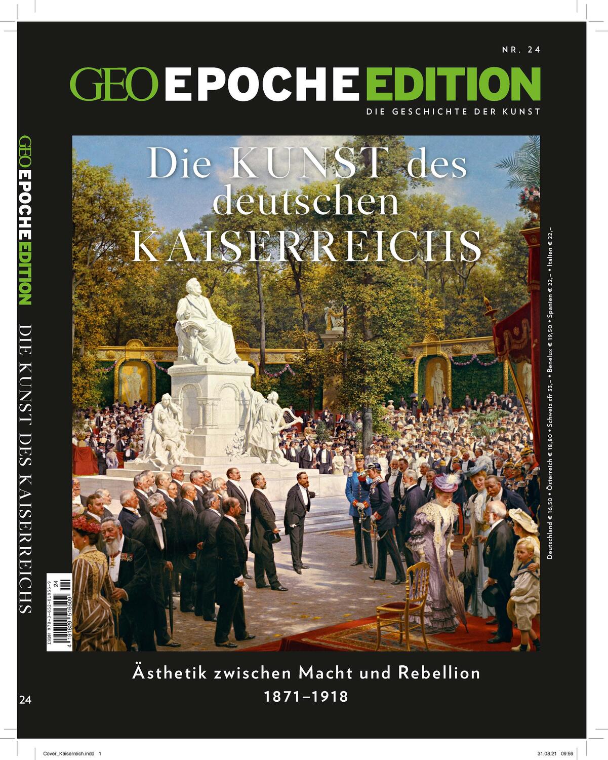 Cover: 9783652010559 | GEO Epoche Edition 24/2021 - Die Kunst des Deutschen Kaiserreichs