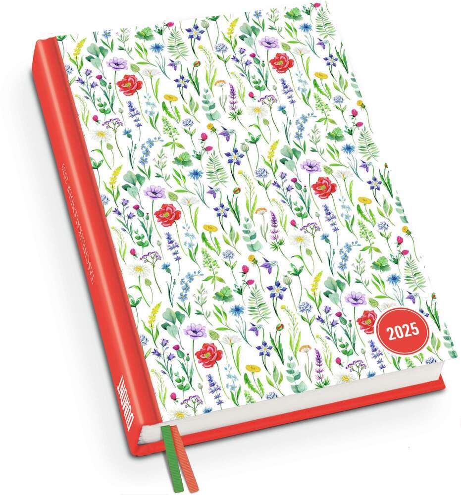 Cover: 4250809654058 | DUMONT - Lovely Flowers 2025 Taschenkalender, 11,3x16,3cm,...