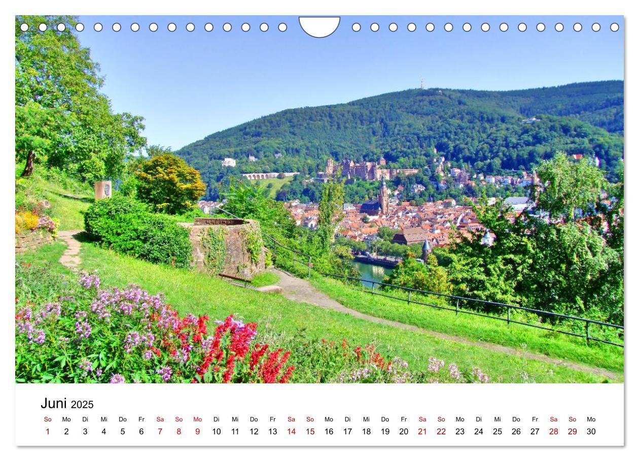 Bild: 9783435440696 | Heidelberg - Heiligenberg und Philosophenweg (Wandkalender 2025 DIN...