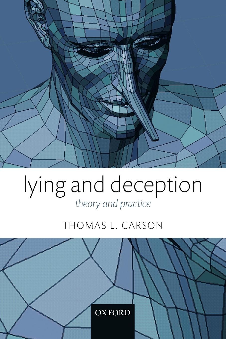 Cover: 9780199654802 | Lying and Deception | Theory and Practice | Thomas L. Carson | Buch