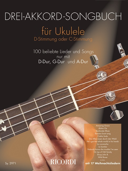 Cover: 9790204229710 | 3 Akkord Songbuch | 100 Songs Fur Drei Akkorde - G-Dur, C-Dur, D-Dur