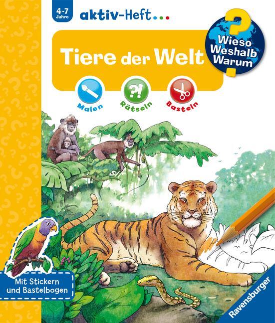 Cover: 9783473326952 | Wieso? Weshalb? Warum? aktiv-Heft: Tiere der Welt | Taschenbuch | 2014
