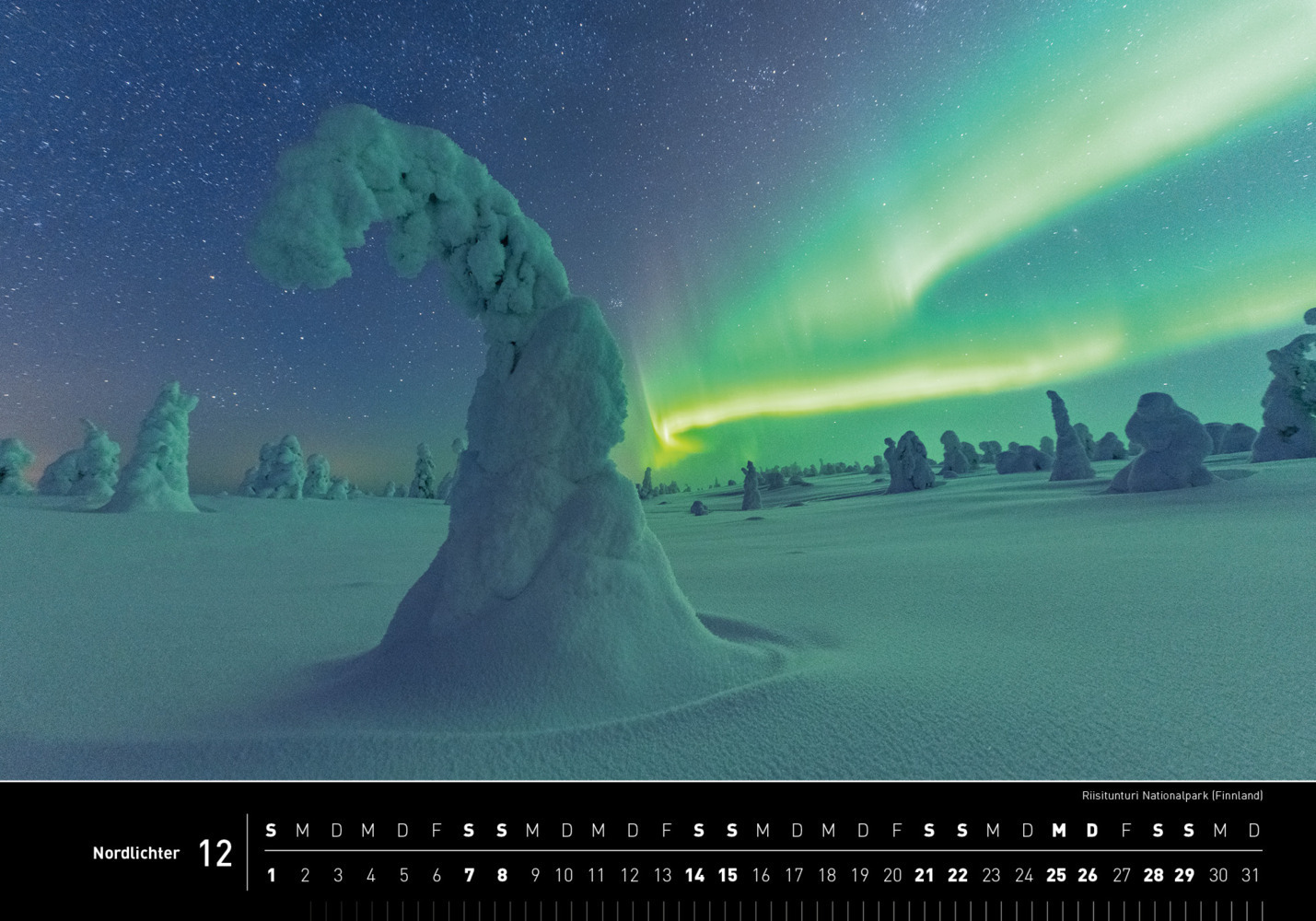 Bild: 9783968553641 | 360° Nordlichter Premiumkalender 2024 | Robert Haasmann | Kalender