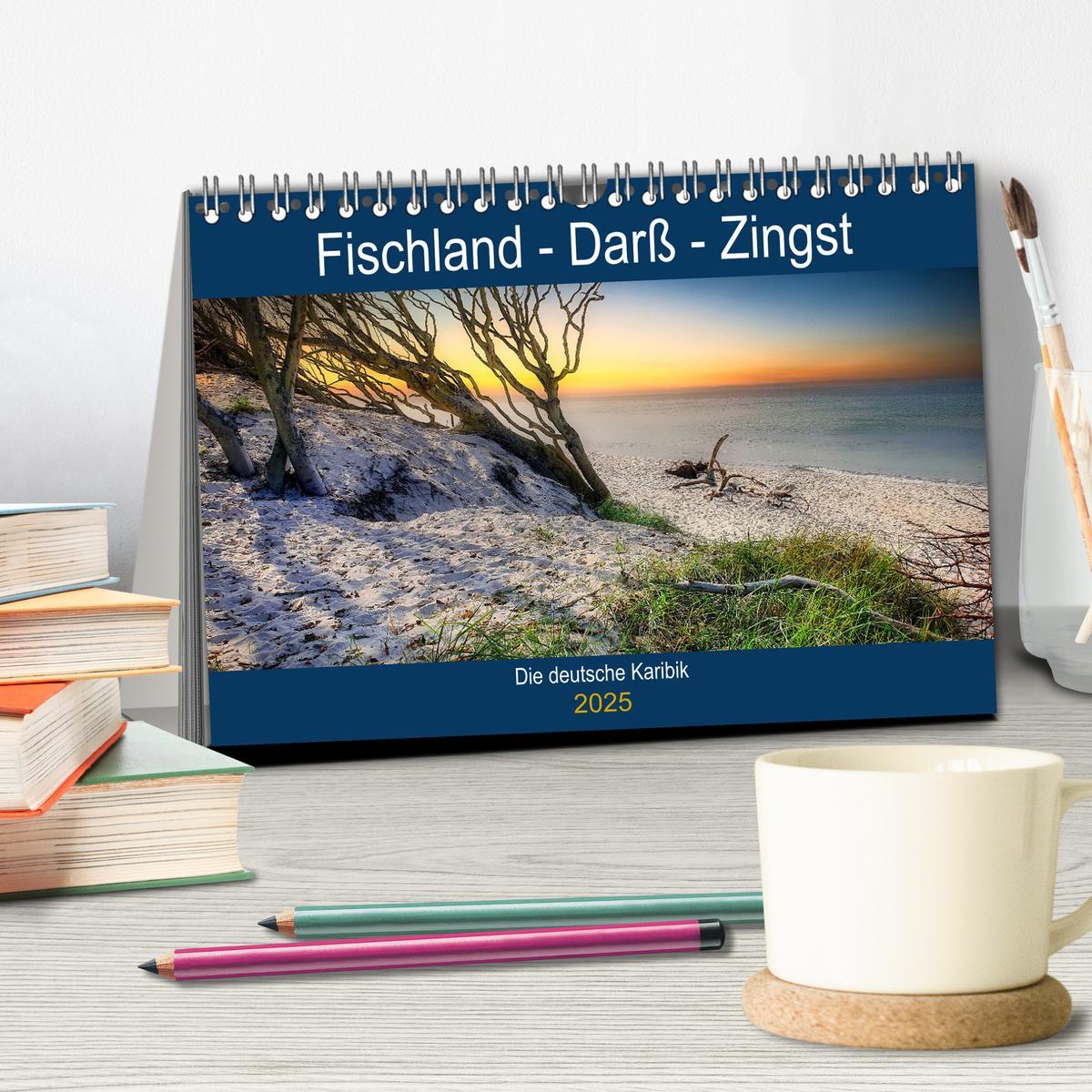 Bild: 9783435023288 | Fischland - Darß- Zingst (Tischkalender 2025 DIN A5 quer), CALVENDO...