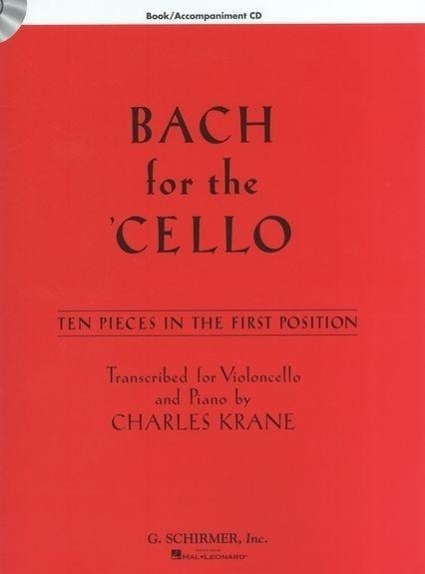 Cover: 884088555986 | Bach for the Cello | 10 Easy Pieces in 1st Position | Charles Krane
