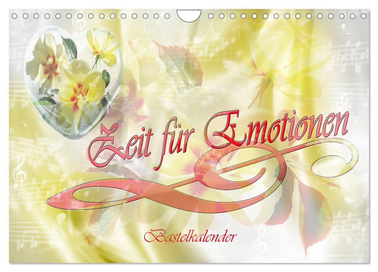 Cover: 9783675531093 | Zeit für Emotionen Bastelkalender (Wandkalender 2024 DIN A4 quer),...