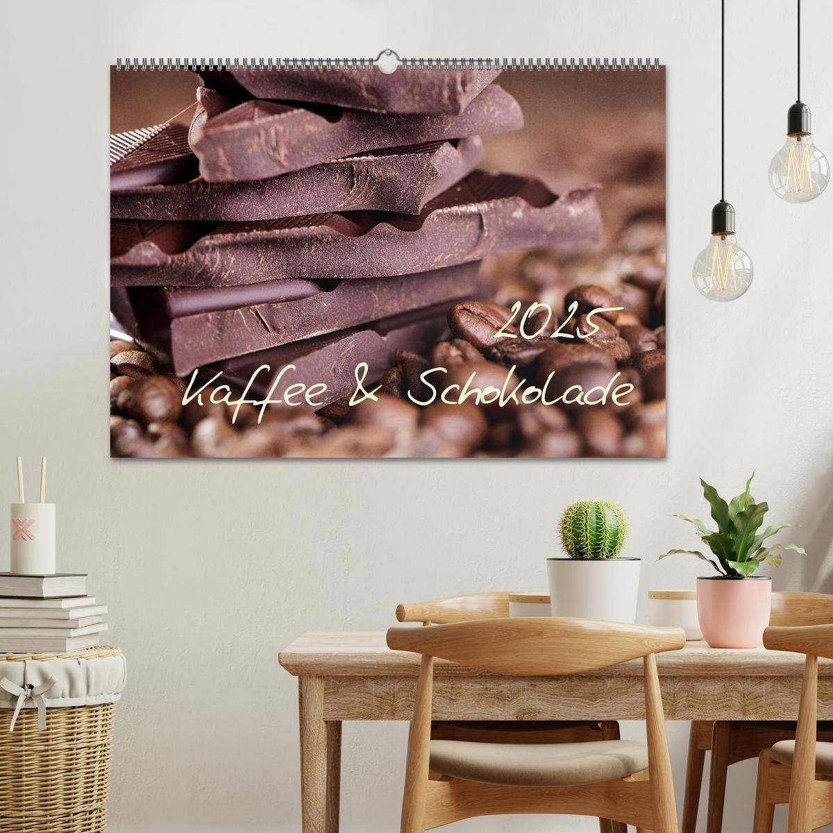 Bild: 9783435784400 | Kaffee &amp; Schokolade (Wandkalender 2025 DIN A2 quer), CALVENDO...