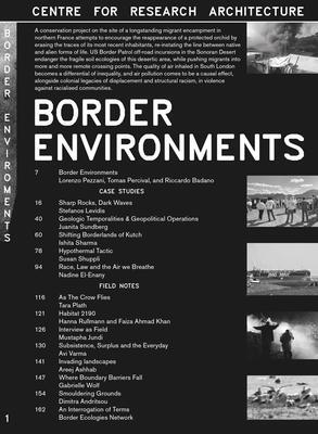 Cover: 9783959056861 | Border Environments | CRA #1 | Riccardo Badano (u. a.) | Taschenbuch