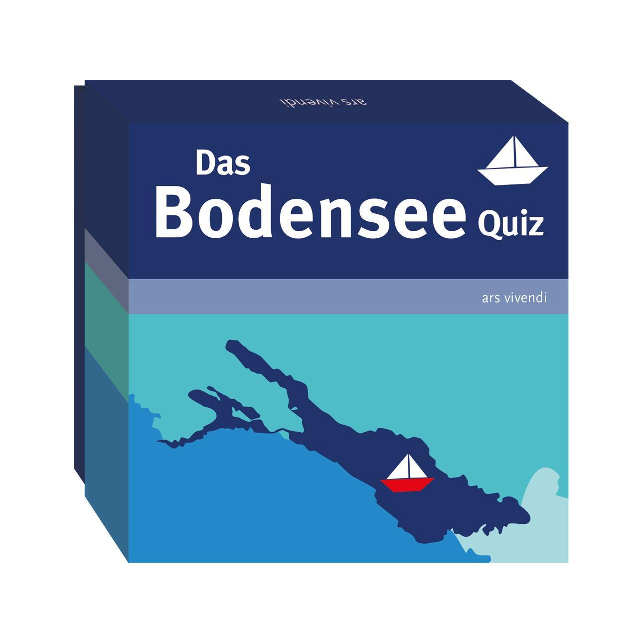 Cover: 4250364119016 | Das Bodensee-Quiz | 66 Fragen rund um den Bodensee | Johannes Wilkes