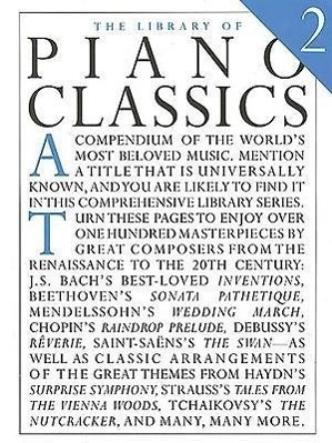 Cover: 9780825613777 | The Library Of Piano Classics Book 2 | The Library Of | Music Sales