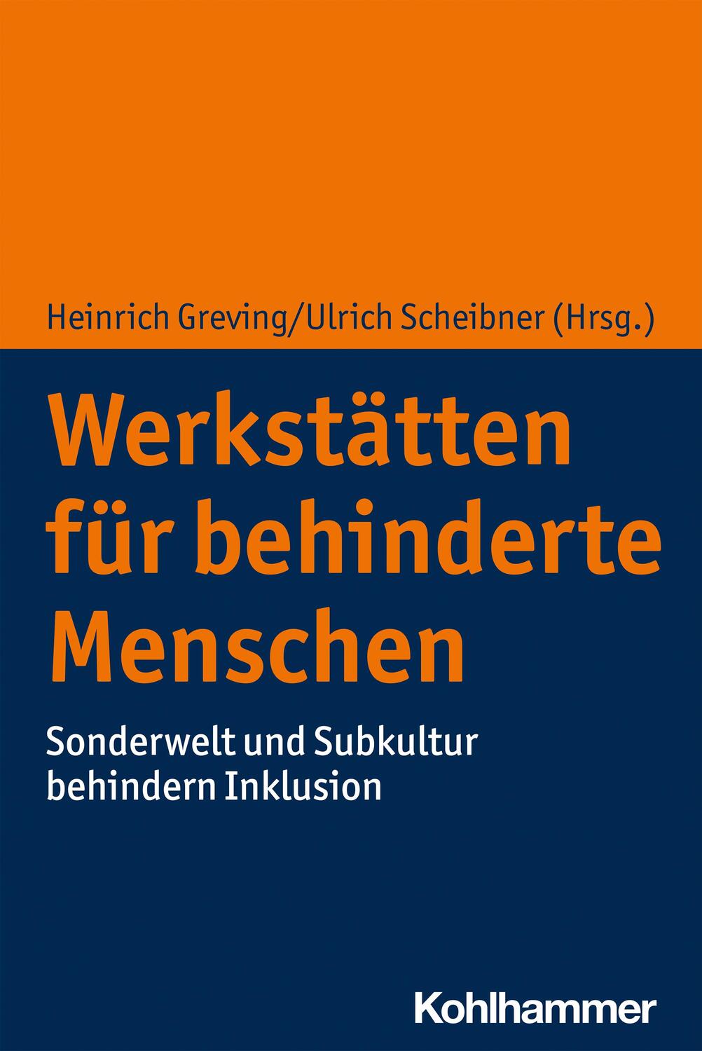 Cover: 9783170384965 | Werkstätten für behinderte Menschen | Heinrich Greving (u. a.) | Buch