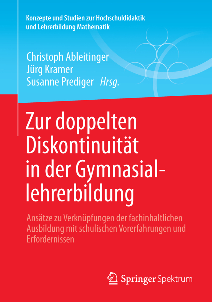 Cover: 9783658013592 | Zur doppelten Diskontinuität in der Gymnasiallehrerbildung | Buch | x