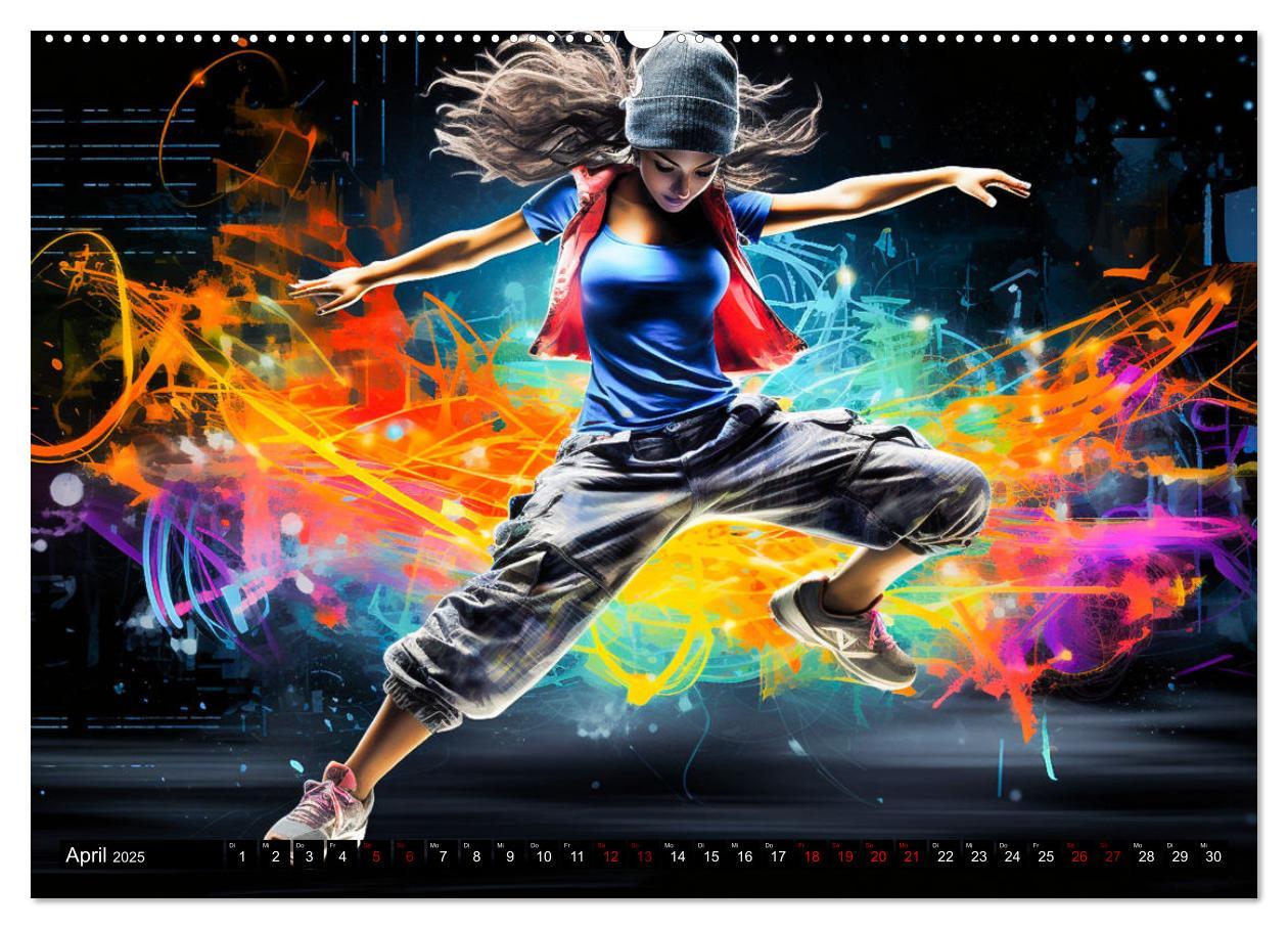 Bild: 9783383877599 | Color Dance Art (Wandkalender 2025 DIN A2 quer), CALVENDO...