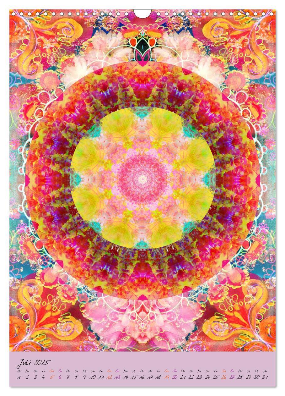 Bild: 9783457043530 | BLUMEN MANDALAS (Wandkalender 2025 DIN A3 hoch), CALVENDO...