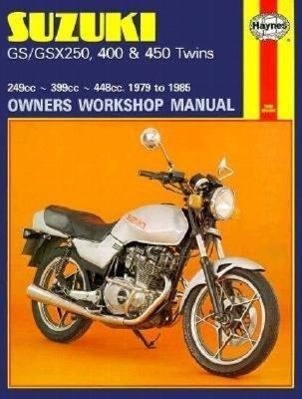 Cover: 9781850102533 | Suzuki GS/GSX250, 400 &amp; 450 Twins (79 - 85) Haynes Repair Manual