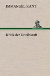 Cover: 9783847253327 | Kritik der Urteilskraft | Immanuel Kant | Buch | 384 S. | Deutsch