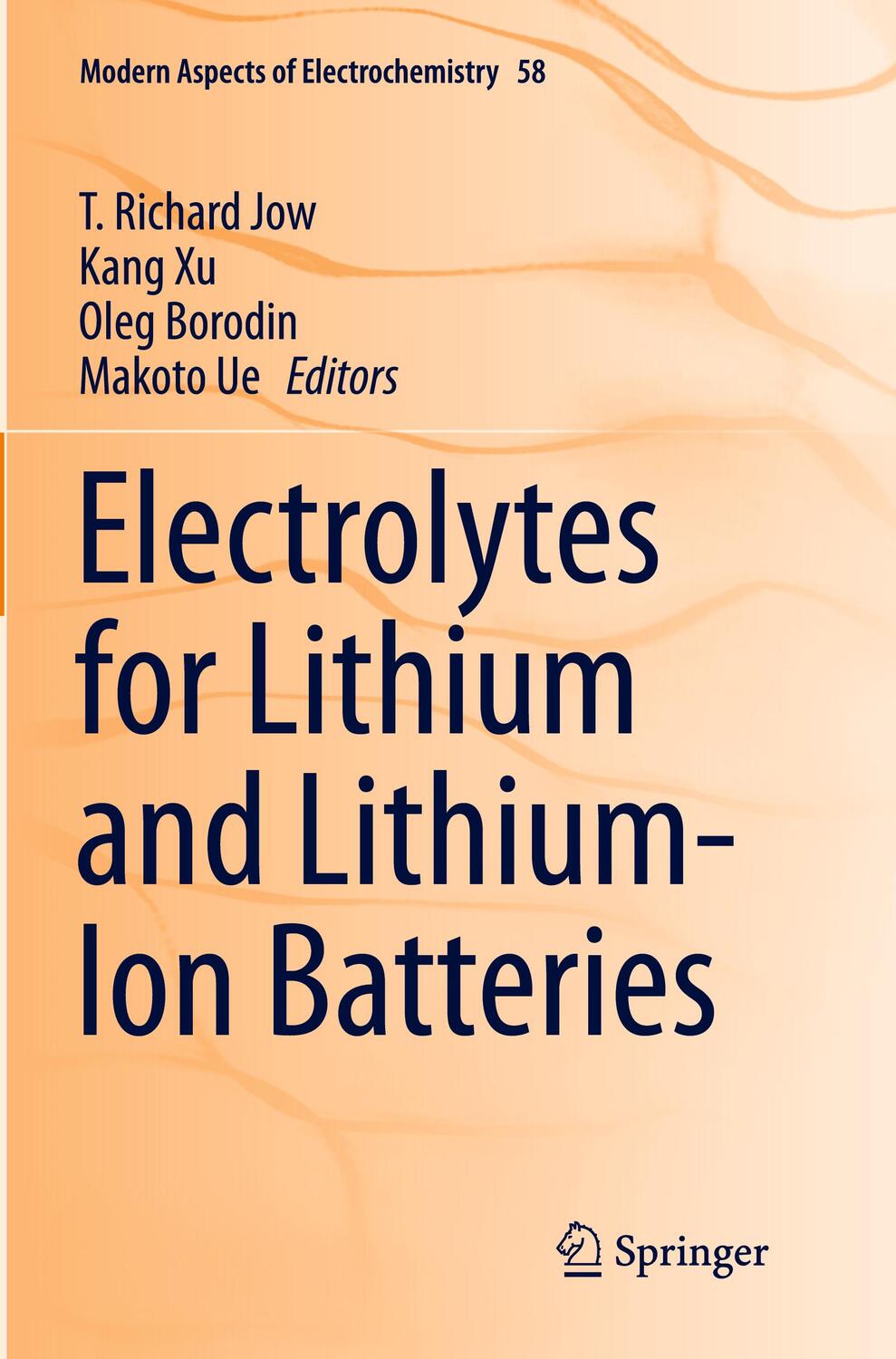 Cover: 9781493942312 | Electrolytes for Lithium and Lithium-Ion Batteries | Jow (u. a.)