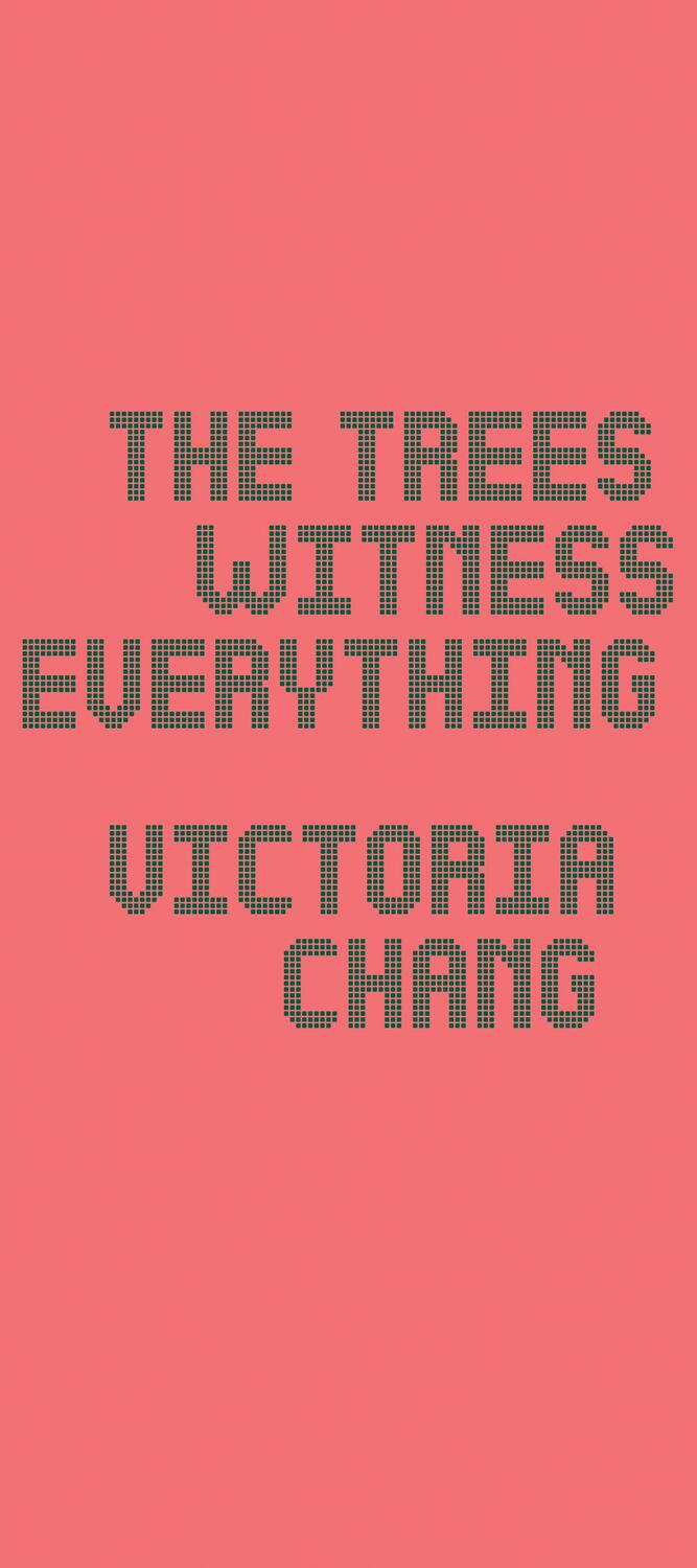 Cover: 9781556596322 | The Trees Witness Everything | Victoria Chang | Taschenbuch | Englisch